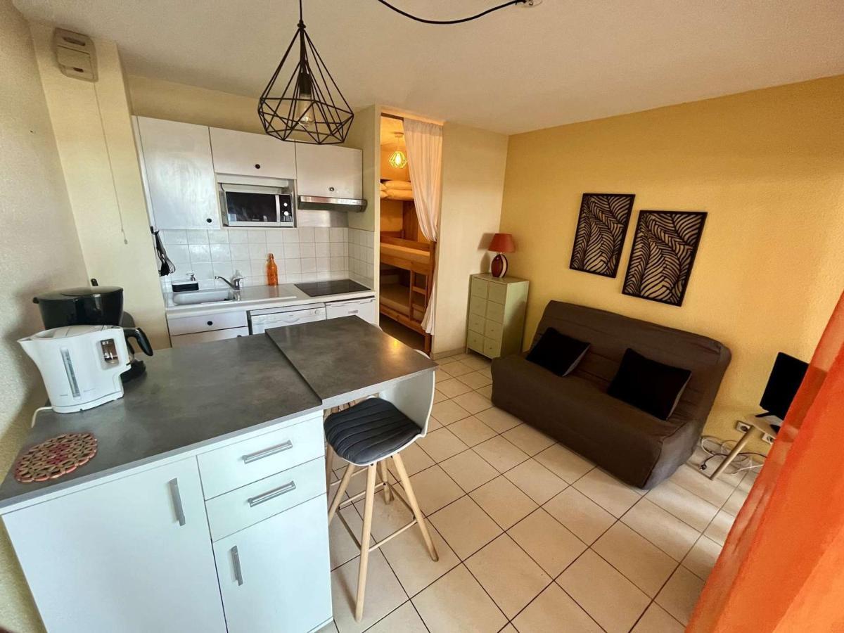 Studio Cabine Avec Terrasse 4 Pers, Acces Direct Plage, Tv, Animaux Admis - Argeles-Sur-Mer - Fr-1-225-798 Kültér fotó