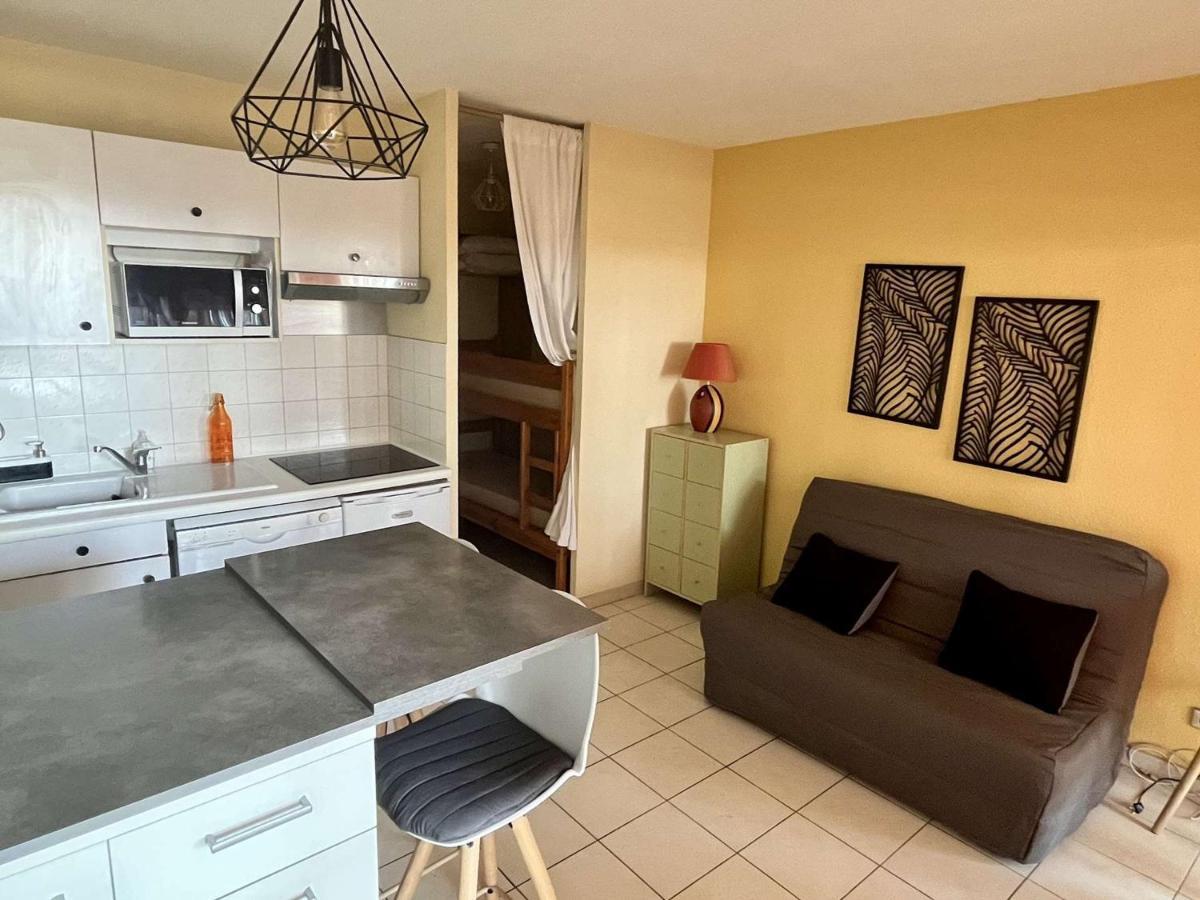 Studio Cabine Avec Terrasse 4 Pers, Acces Direct Plage, Tv, Animaux Admis - Argeles-Sur-Mer - Fr-1-225-798 Kültér fotó