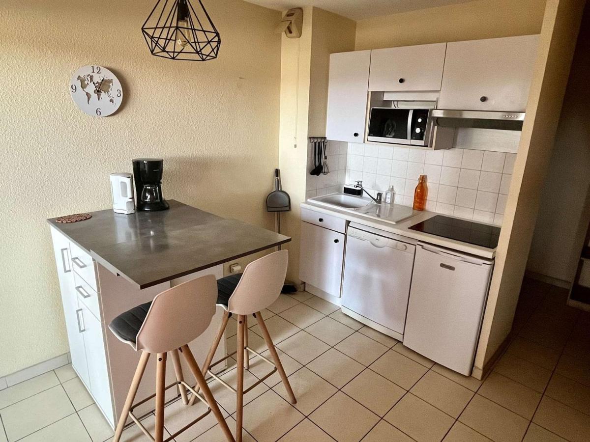 Studio Cabine Avec Terrasse 4 Pers, Acces Direct Plage, Tv, Animaux Admis - Argeles-Sur-Mer - Fr-1-225-798 Kültér fotó
